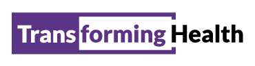 Logo for Transforming Health, a website for transgender people.